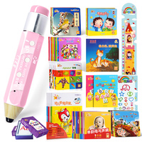 愛(ài)看屋3-5歲升級(jí)款粉色8G點(diǎn)讀筆套裝 點(diǎn)亮童年智慧，開(kāi)啟趣味學(xué)習(xí)之旅