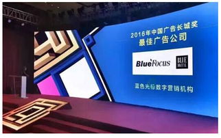 藍標數字榮膺2016長城獎最佳廣告公司，引領數字廣告新時代